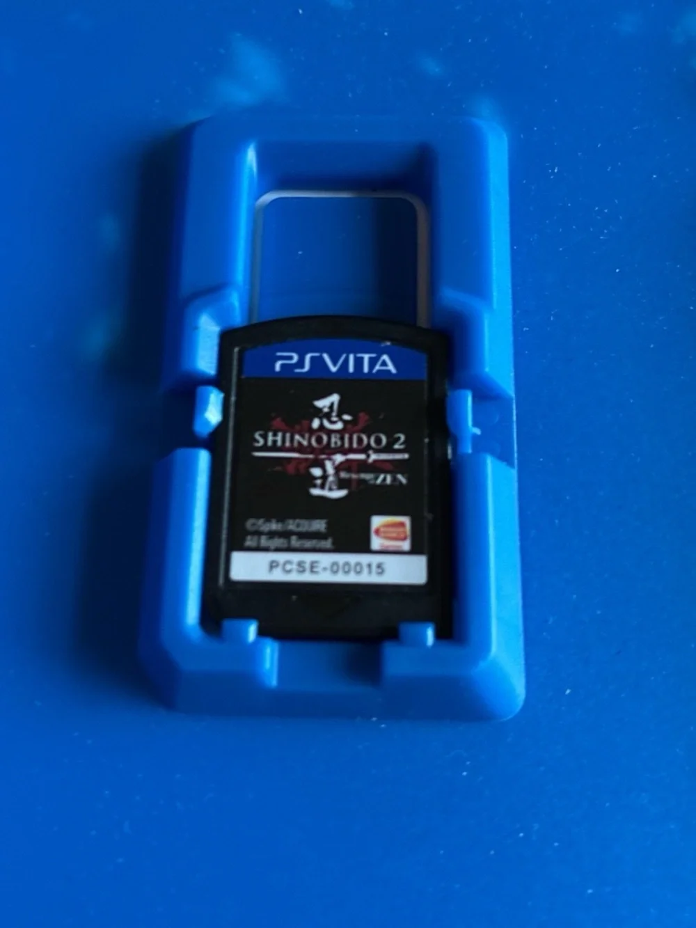 Sony PS Vita Shinobido 2 in Blue Case Untested